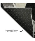 Addison Mayfield Black AMF1022 2ft. 3in. x 7ft. 6in. Rect. Rug