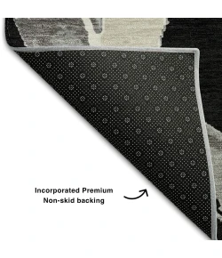 Addison Mayfield Black AMF1022 2ft. 3in. x 7ft. 6in. Rect. Rug