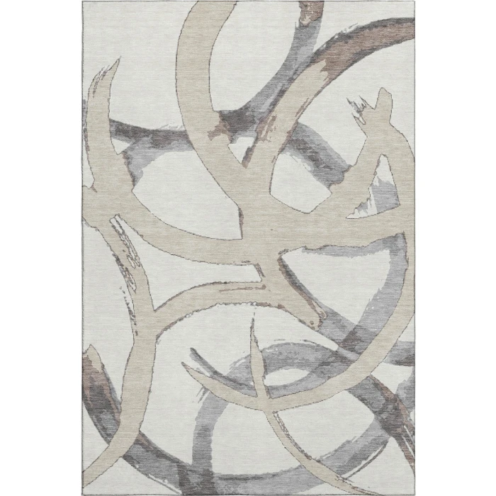 Addison Mayfield Ivory AMF1022 - 8ft. Round Rug