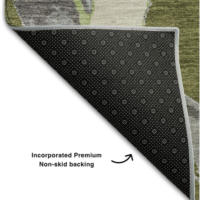 Addison Mayfield Green AMF1022 - 8ft. Round Rug