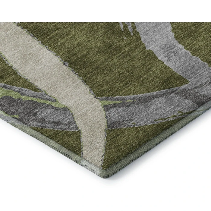 Addison Mayfield Green AMF1022 - 8ft. Round Rug