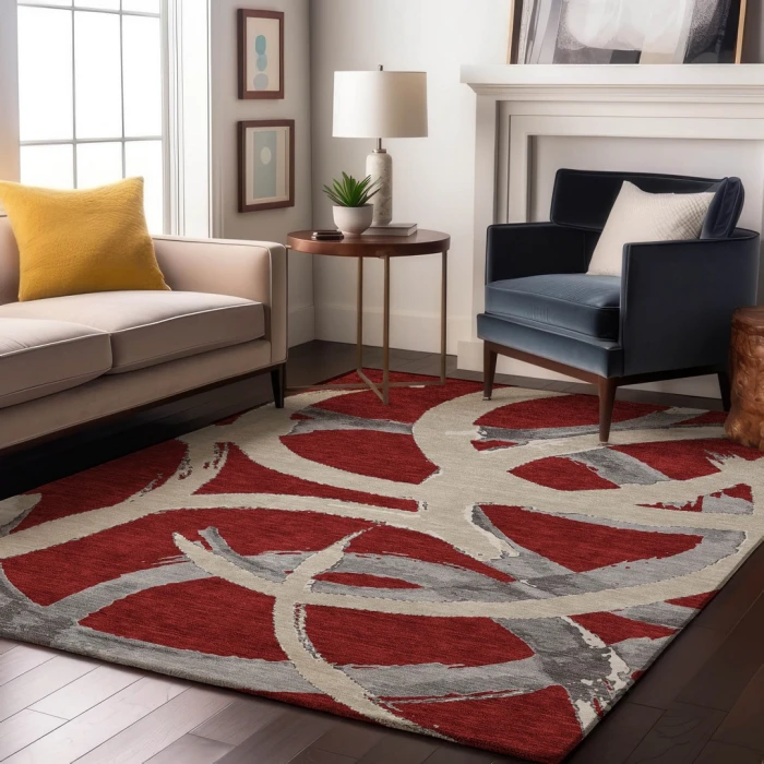 Addison Mayfield Red AMF1022 8ft. x 10ft. Rect. Rug