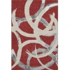 Addison Mayfield Red AMF1022 - 8ft. Round Rug
