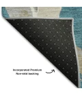 Addison Mayfield Teal AMF1022 - 8ft. Round Rug