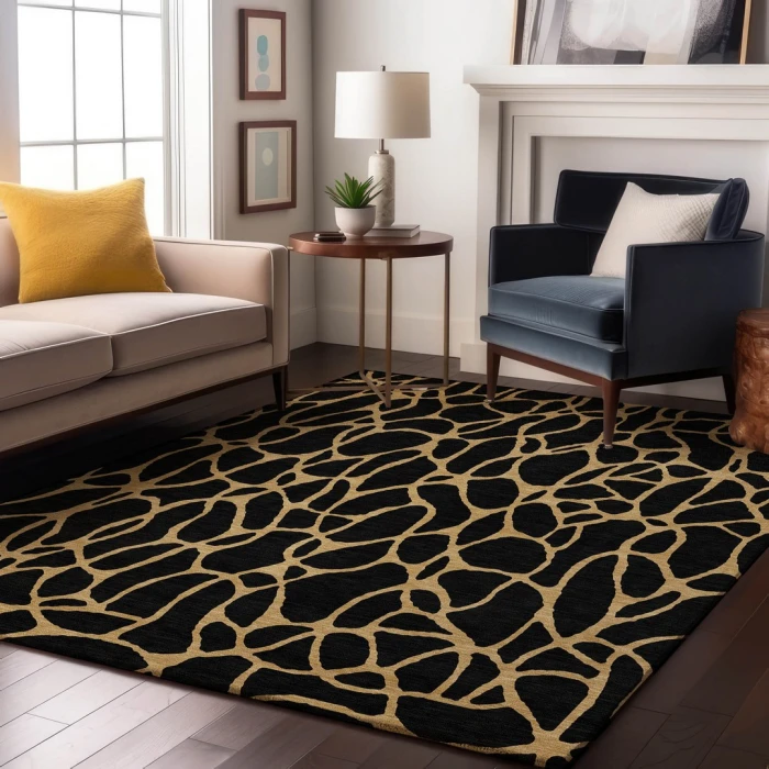 Addison Mayfield Black AMF1023 5ft. x 7ft. 6in. Rect. Rug