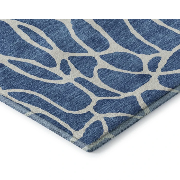 Addison Mayfield Blue AMF1024 - 8ft. Round Rug