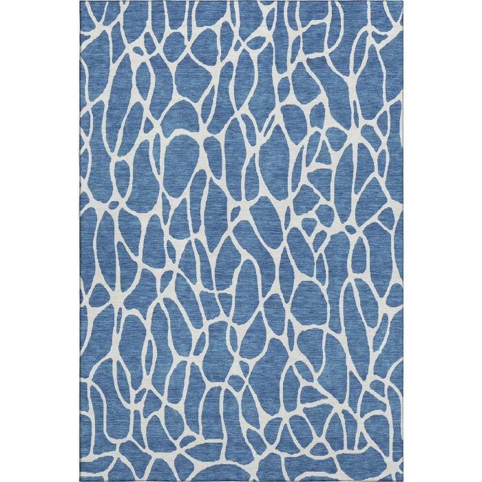 Addison Mayfield Blue AMF1024 - 8ft. Round Rug