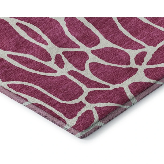 Addison Mayfield Pink AMF1024 - 8ft. Round Rug