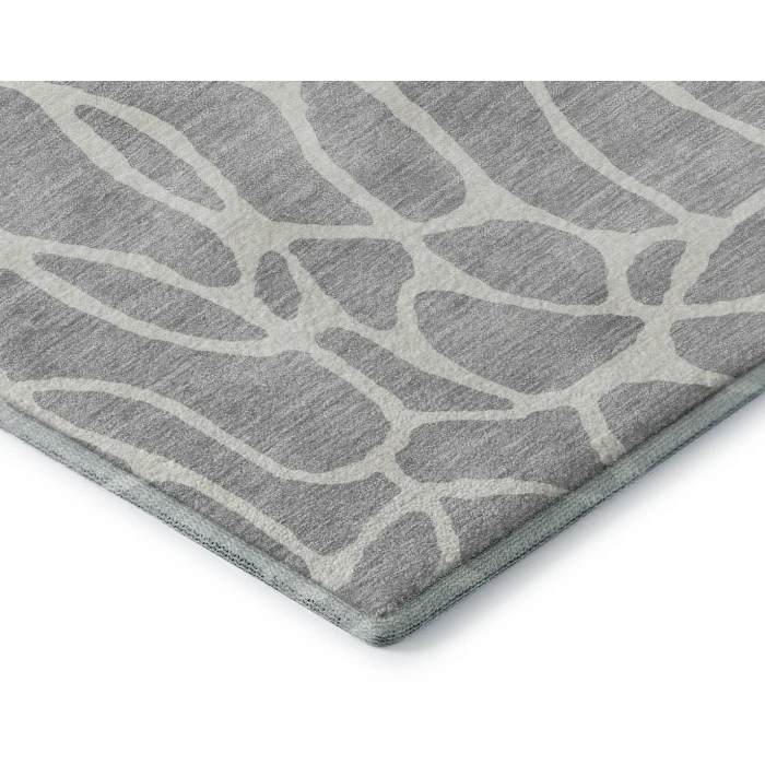 Addison Mayfield Gray AMF1024 - 8ft. Round Rug