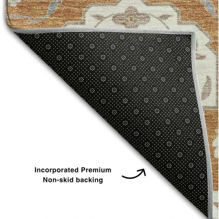 Addison Mayfield Orange AMF1026 2ft. 3in. x 7ft. 6in. Rect. Rug