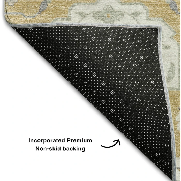 Addison Mayfield Gold AMF1026 2ft. 3in. x 7ft. 6in. Rect. Rug