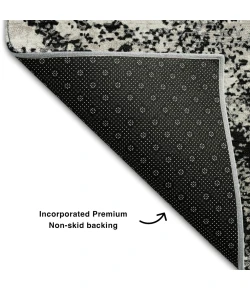 Addison Mayfield Black AMF1027 - 8ft. Round Rug