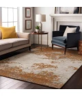 Addison Mayfield Orange AMF1027 - 8ft. Round Rug