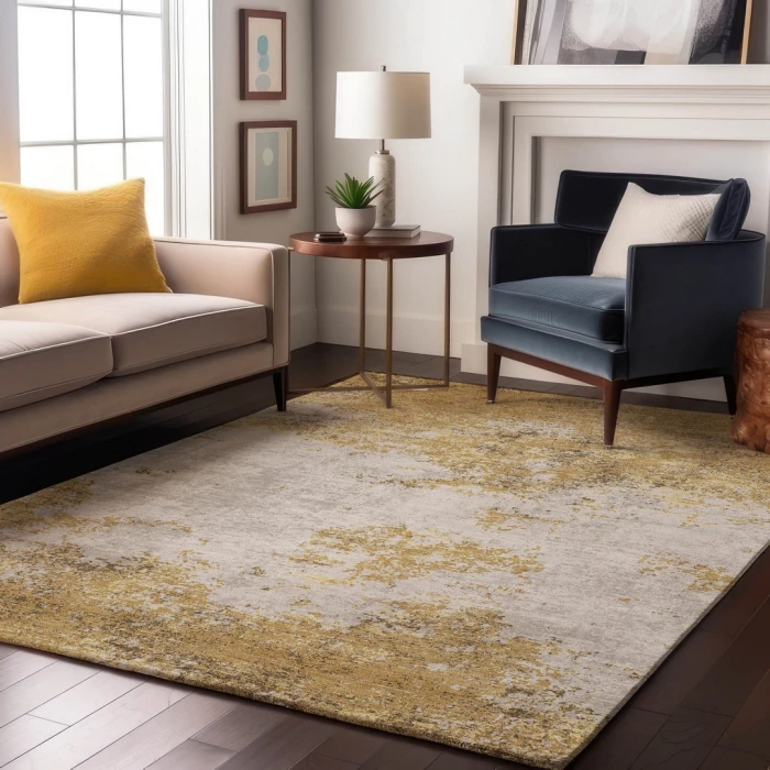 Addison Mayfield Gold AMF1027 2ft. 3in. x 7ft. 6in. Rect. Rug