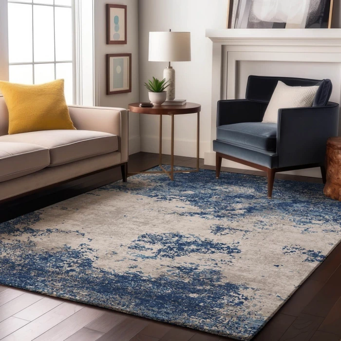 Addison Mayfield Blue AMF1027 2ft. 3in. x 7ft. 6in. Rect. Rug