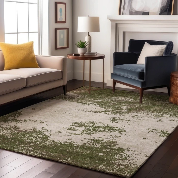 Addison Mayfield Green AMF1027 2ft. 3in. x 7ft. 6in. Rect. Rug