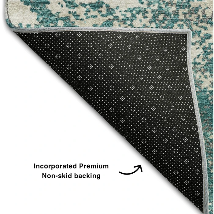 Addison Mayfield Teal AMF1027 2ft. 3in. x 7ft. 6in. Rect. Rug