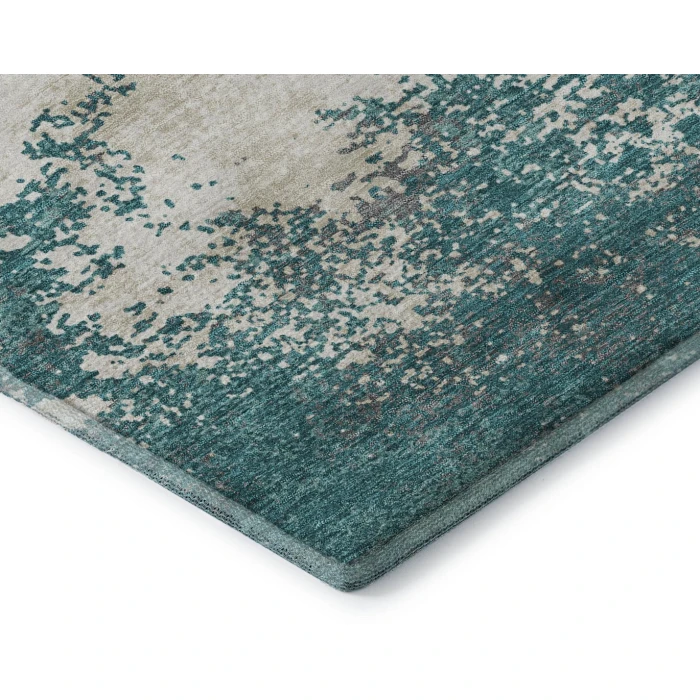 Addison Mayfield Teal AMF1027 2ft. 3in. x 7ft. 6in. Rect. Rug