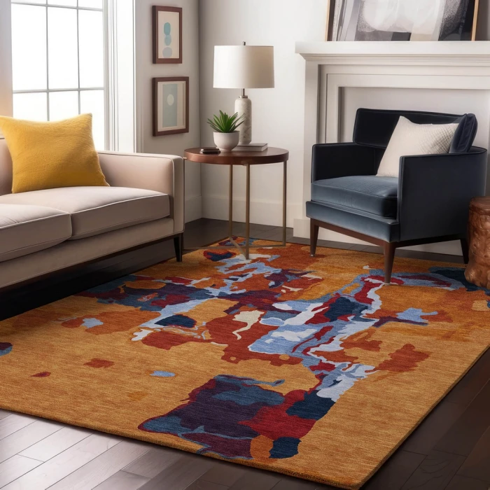 Addison Mayfield Orange AMF1028 9ft. x 12ft. Rect. Rug