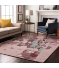 Addison Mayfield Pink AMF1028 - 8ft. Round Rug