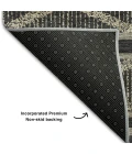 Addison Mayfield Black AMF1029 9ft. x 12ft. Rect. Rug