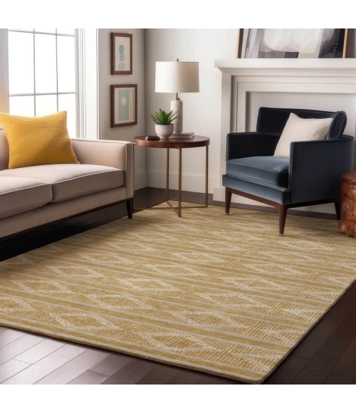 Addison Mayfield Gold AMF1029 9ft. x 12ft. Rect. Rug