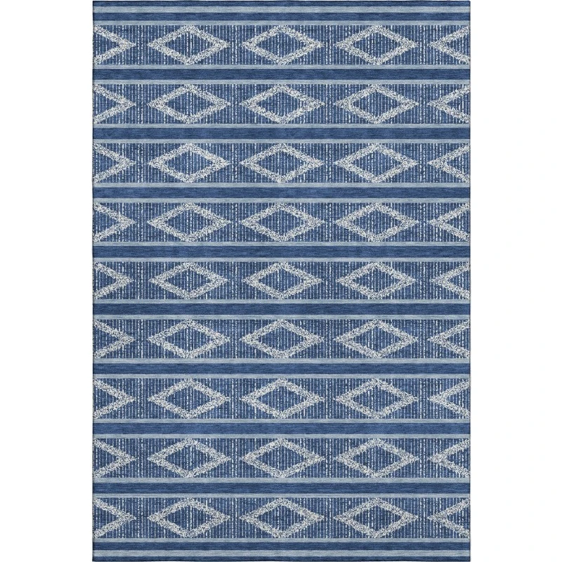 Addison Mayfield Blue AMF1029 9ft. x 12ft. Rect. Rug