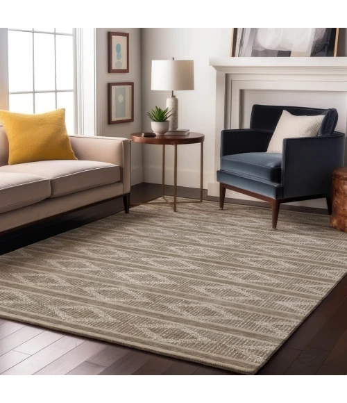 Addison Mayfield Brown AMF1029 9ft. x 12ft. Rect. Rug