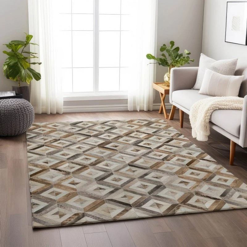 Addison Mayfield Gray AMF102 - 8ft. Round Rug