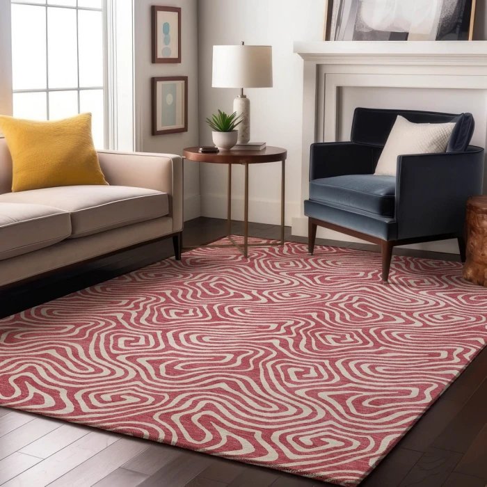 Addison Mayfield Pink AMF1030 8ft. x 10ft. Rect. Rug