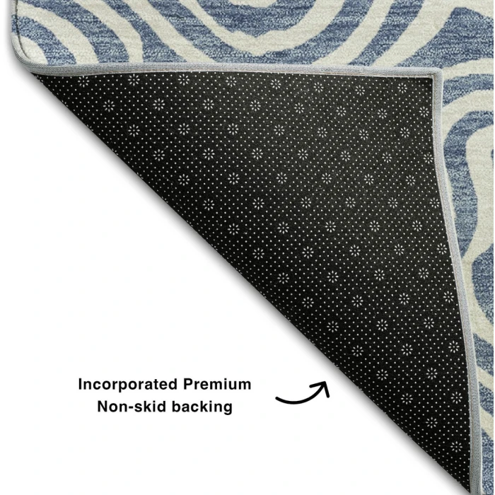 Addison Mayfield Blue AMF1030 2ft. 3in. x 7ft. 6in. Rect. Rug