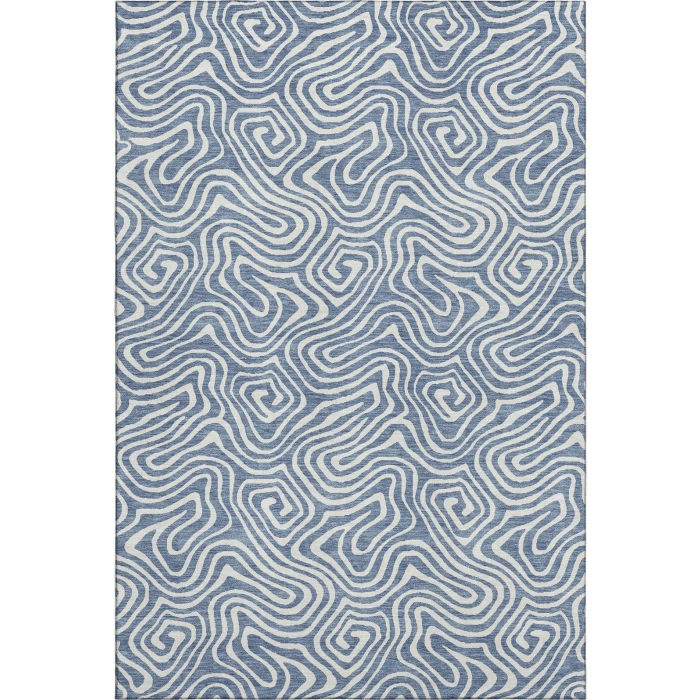 Addison Mayfield Blue AMF1030 2ft. 3in. x 7ft. 6in. Rect. Rug