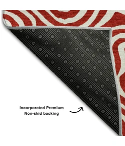 Addison Mayfield Red AMF1030 5ft. x 7ft. 6in. Rect. Rug