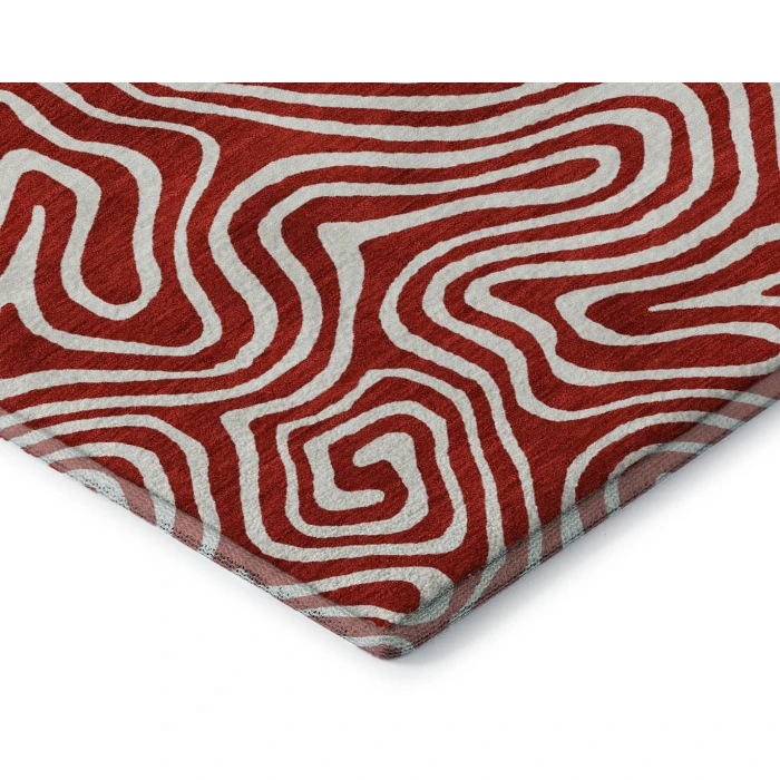 Addison Mayfield Red AMF1030 5ft. x 7ft. 6in. Rect. Rug