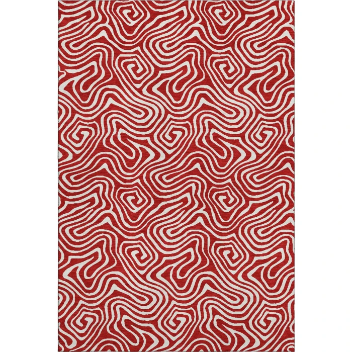 Addison Mayfield Red AMF1030 5ft. x 7ft. 6in. Rect. Rug