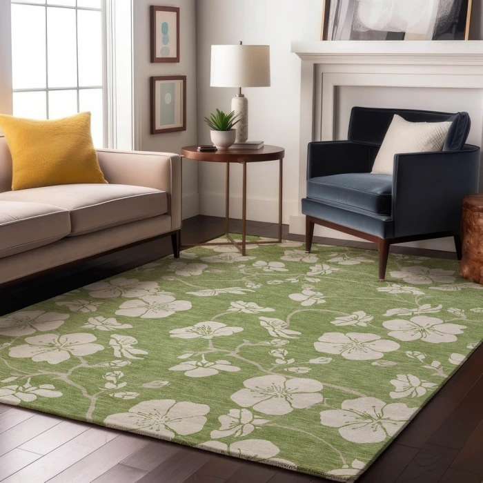 Addison Mayfield Green AMF1032 9ft. x 12ft. Rect. Rug