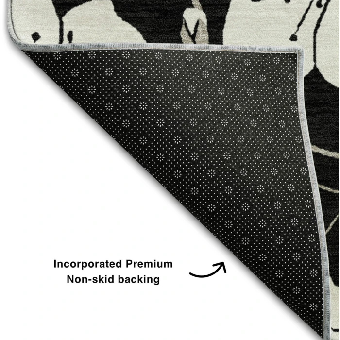 Addison Mayfield Black AMF1032 2ft. 3in. x 7ft. 6in. Rect. Rug