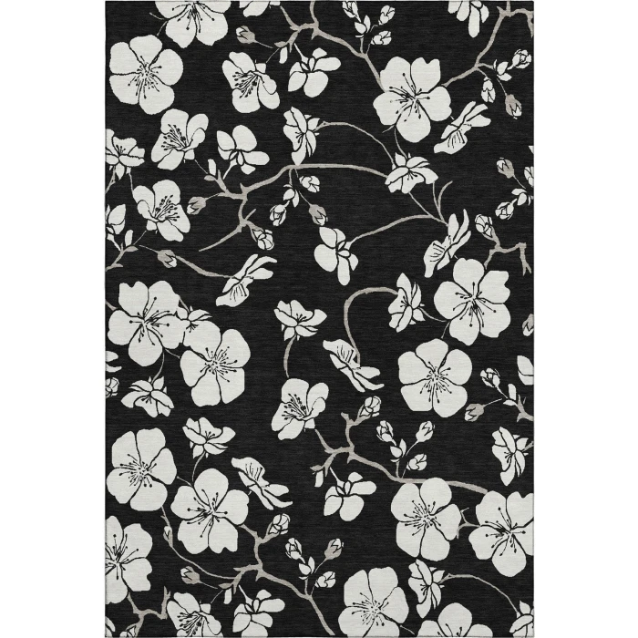 Addison Mayfield Black AMF1032 2ft. 3in. x 7ft. 6in. Rect. Rug
