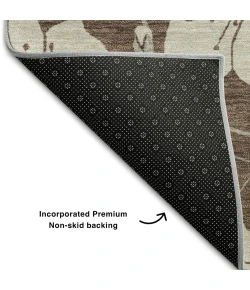 Addison Mayfield Brown AMF1032 - 8ft. Round Rug