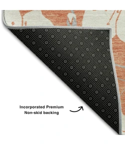 Addison Mayfield Orange AMF1032 2ft. 3in. x 7ft. 6in. Rect. Rug