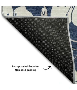 Addison Mayfield Blue AMF1032 - 8ft. Round Rug