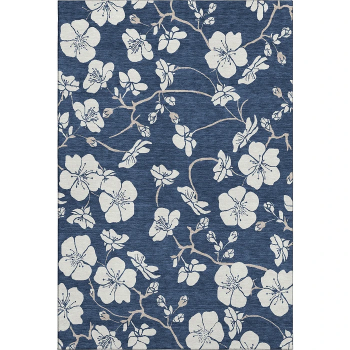 Addison Mayfield Blue AMF1032 - 8ft. Round Rug