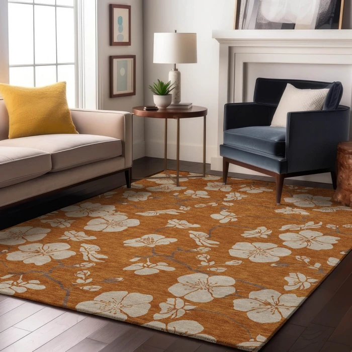 Addison Mayfield Orange AMF1032 9ft. x 12ft. Rect. Rug