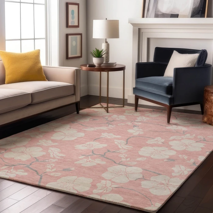 Addison Mayfield Pink AMF1032 2ft. 3in. x 7ft. 6in. Rect. Rug