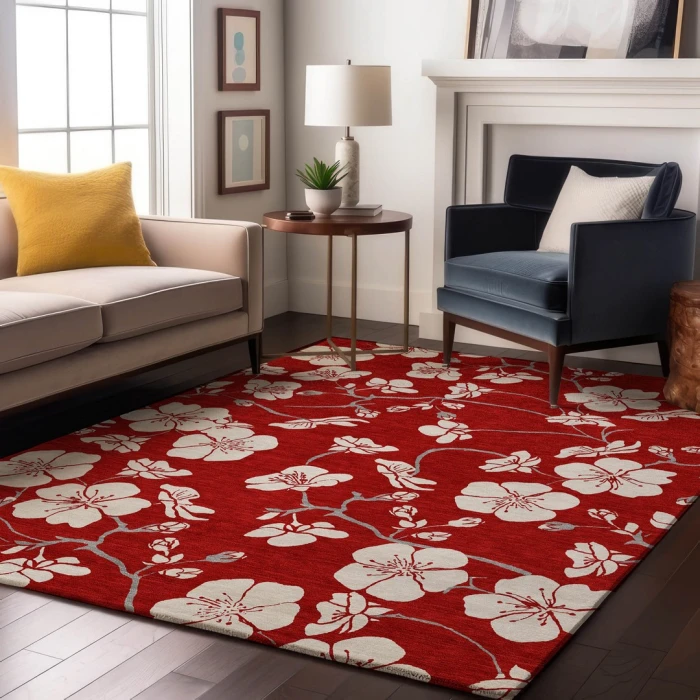 Addison Mayfield Red AMF1032 2ft. 3in. x 7ft. 6in. Rect. Rug
