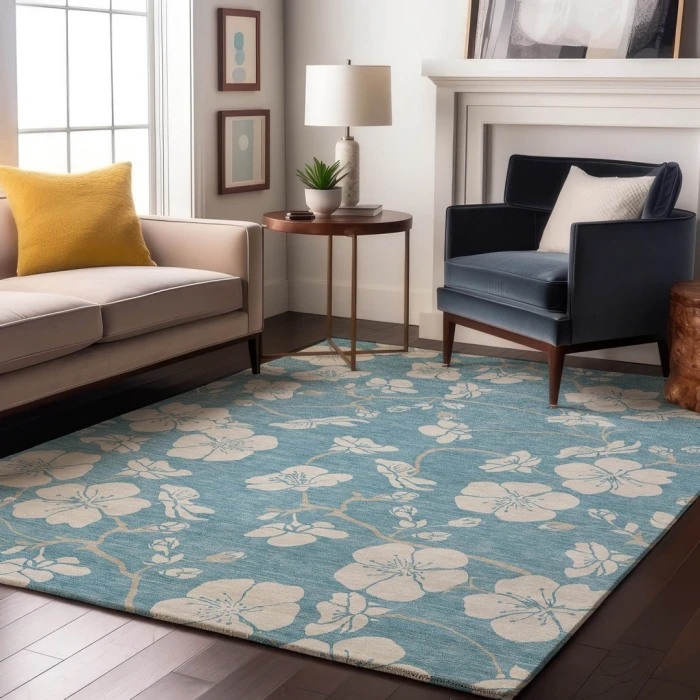 Addison Mayfield Blue AMF1032 9ft. x 12ft. Rect. Rug