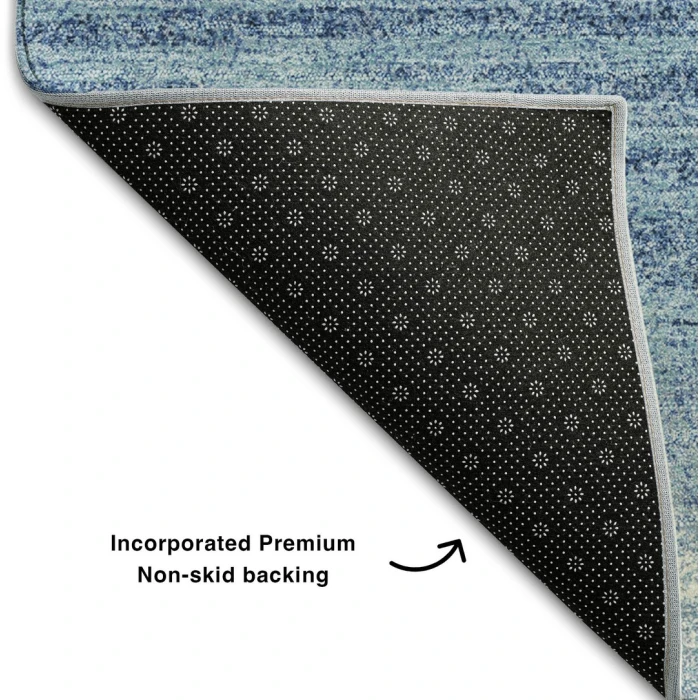 Addison Mayfield Blue AMF1033 - 8ft. Round Rug