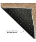 Addison Mayfield Orange AMF1033 - 8ft. Round Rug