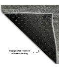 Addison Mayfield Gray AMF1033 - 8ft. Round Rug