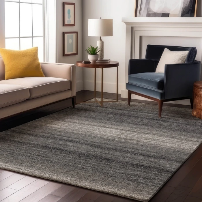 Addison Mayfield Gray AMF1033 - 8ft. Round Rug